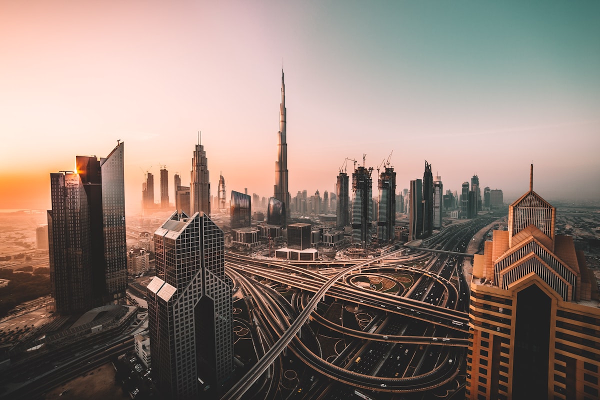 Dubai látképe